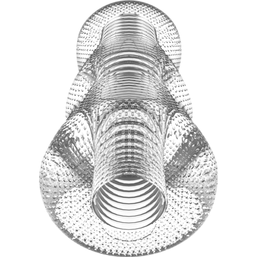 Masturbator JAMYJOB TENSEK 1 mit transparentem Design