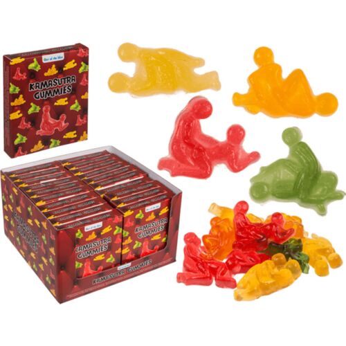 KAMASUTRA GUMMIES von Out Of The Blue in bunten Formen