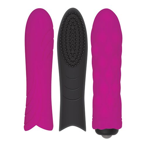 Vibrator-Set Evolved Pleasure Sleeve Trio mit Hüllen