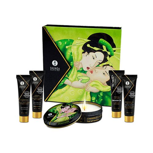 Erotik-Set Shunga Secret Geisha Grüntee
