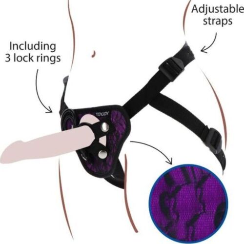 Arnes ohne Vibration GET REAL Strap-On Harness