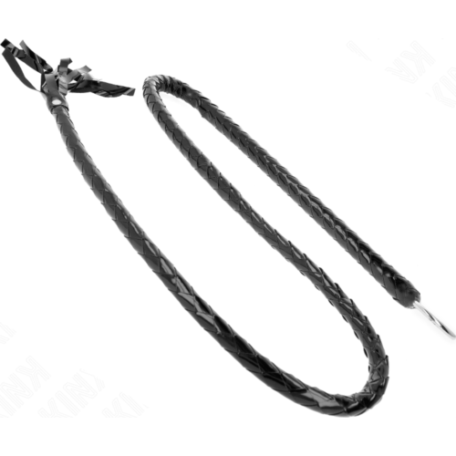 Peitsche BDSM KINK - PVC Brillante 138 cm für intensiven Spaß