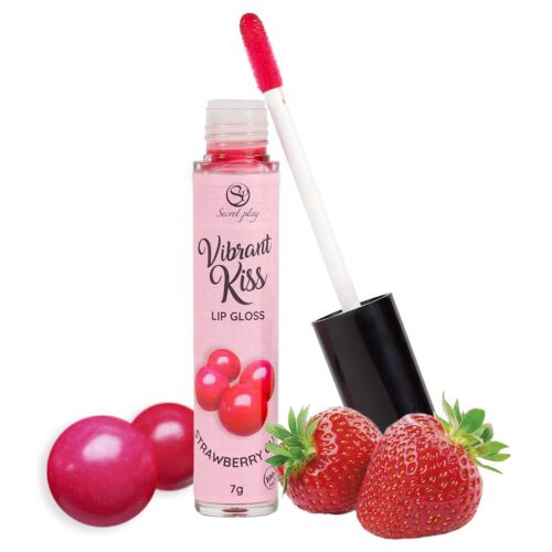 Lip Gloss SECRETPLAY Vibrant Kiss mit Erdbeergeschmack