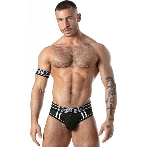 Jockstrap LOCKER GEAR Sport-Mesh Schwarz XL