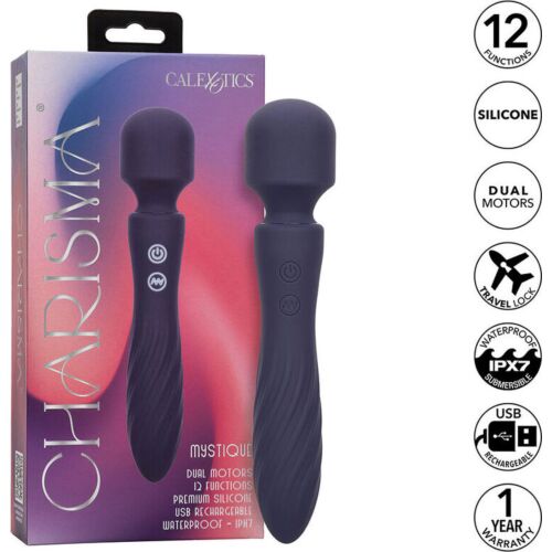 Wand-Vibrator CALEXOTICS Charisma Mystique Doppelmotor