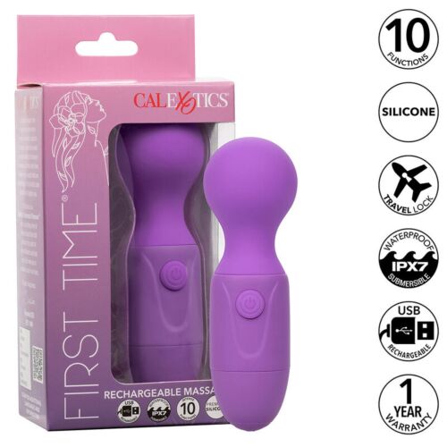 Vibrator WAND CALEXOTICS First Time mit 10 Vibrationsmodi