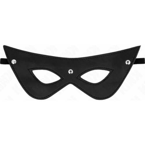 Maske KINK MASKED ALLURE mit 3 Nieten für BDSM