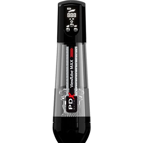 Masturbator PDX ELITE VIEWTUBE MAX VIEW mit Saugnahme