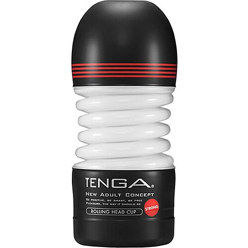Tenga Rolling Head Strong Masturbator mit Smooth Pad