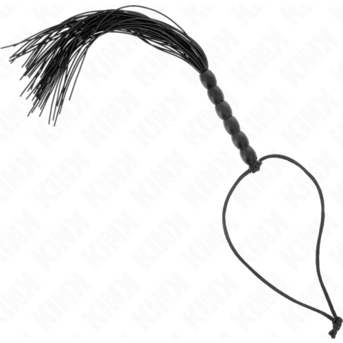 KINK Mini Peitsche Silikon mit 6 Perlen 26 cm