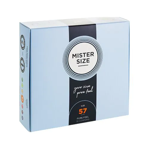 Kondome MISTER SIZE L 57 MM - Individueller Sitz für mehr Komfort