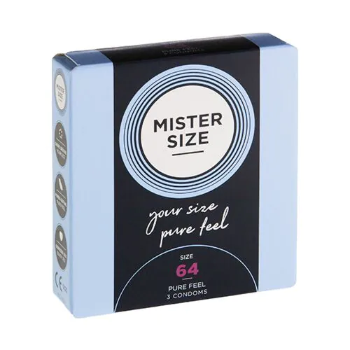 Kondome Preservativos MISTER SIZE XXL 64 mm | Sicherer Sitz