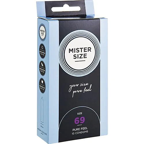 Kondome MISTER SIZE XXXL 69 MM für maximale Intensität