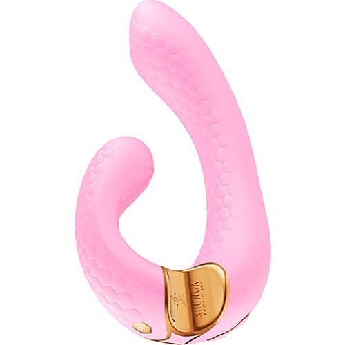 Vibrator Shunga MIYO Light Pink mit doppelter Stimulation