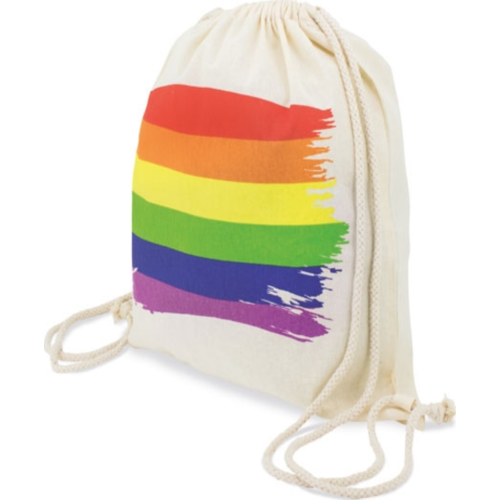 Baumwollrucksack PRIDE mit LGBT-Flagge