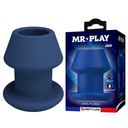 Hollow Anal Plug MR PLAY JACK Größe M mit offenem Design