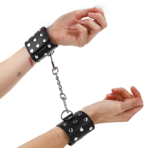 Handschellen KINK Wrist Restraint mit Druckverschluss und Nieten
