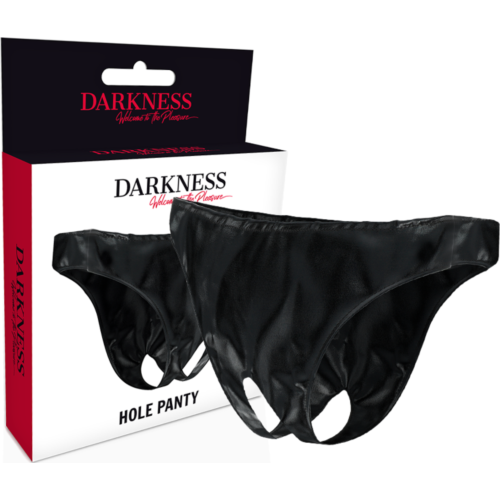 DARKNESS Unisex-Panties mit Öffnung im Fetish-Stil
