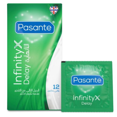 Verzögerung Kondome PASANTE Delay Infinity 12 Stück