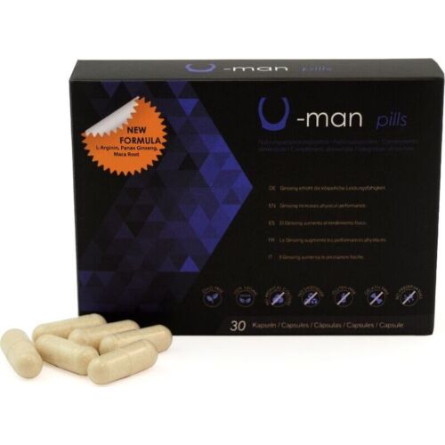 Nahrungsergänzung 500COSMETICS U-Man Pills für männliche Potenz