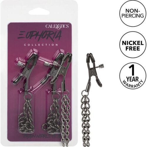 Pinzetten für Brustwarzen CALEXOTICS EUPHORIA 14,5 cm