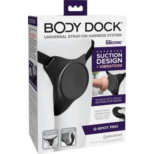Komplementär Harness PIPEDREAMS BODY DOCK G-SPOT PRO mit Vibration