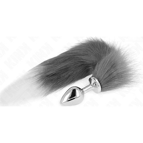 Anal Plug KINK Größe M mit synthetischem Schwanz