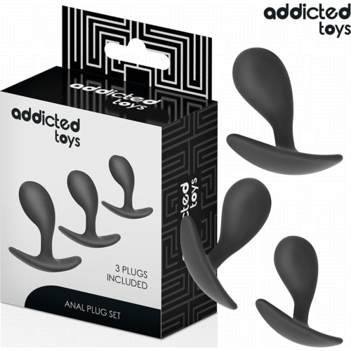 Analplugs Set von ADDICTED TOYS - 3 Größen für jeden