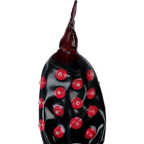 Handbemaltes Kondom CONDOMERIE Faquir Schwarz XL