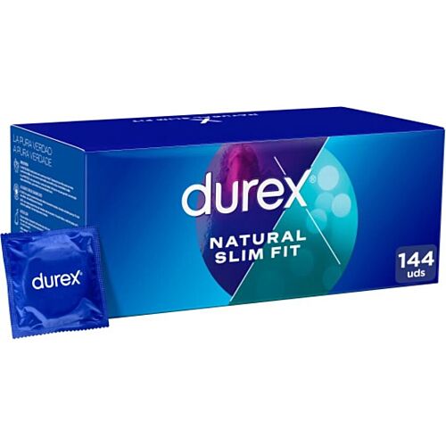Kondome DUREX Natural Slim Fit 144 Stück | Enger Sitz