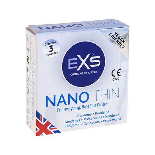Exs Nano Thin Kondome 3er – extra dünn