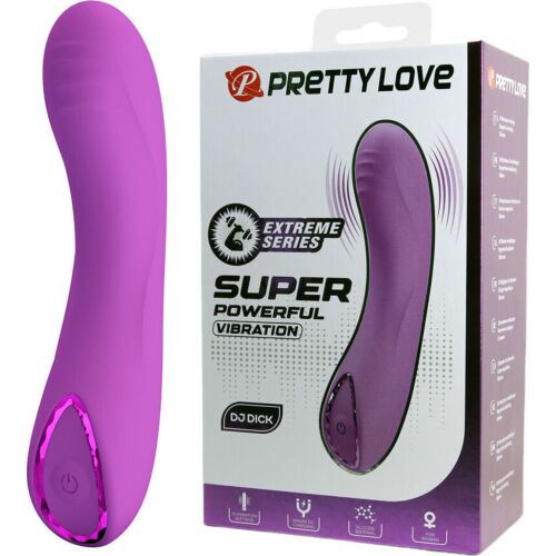 Vibrator PRETTY LOVE DJ DICK mit 10 Vibrationsmodi