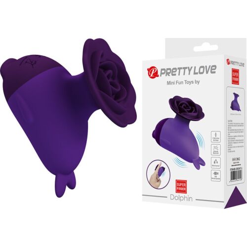Mini Vibrator PRETTY LOVE DOLPHIN mit ergonomischem Design