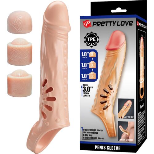 Penishülle Pretty Love Male mit Verlängerungen für mehr Spaß