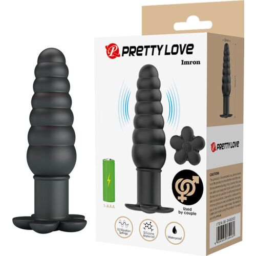 Analplug von PRETTY LOVE IMRON mit 10 Vibrationsstufen