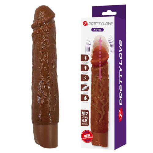 KESSLER Realistischer Vibrator mit Stoßfunktion