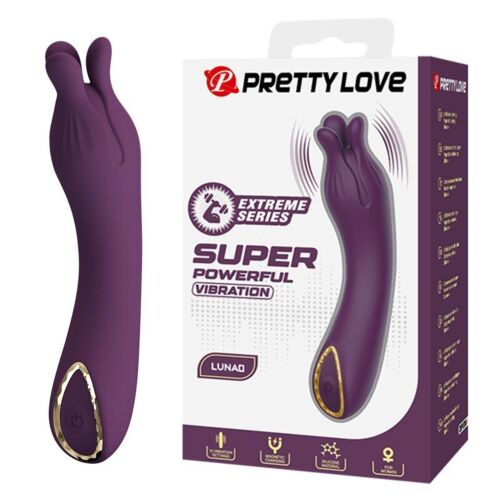 Vibrator PRETTY LOVE LUNAO mit flexiblem Dual-Tip Kopf