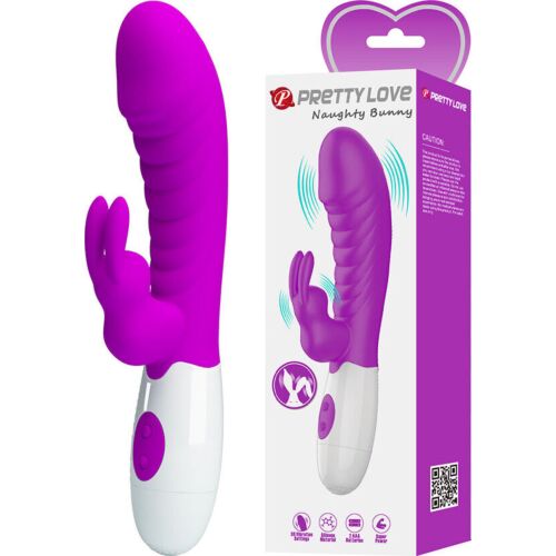 Rabbit Vibrator Pretty Love Naughty Bunny mit doppelter Stimulation