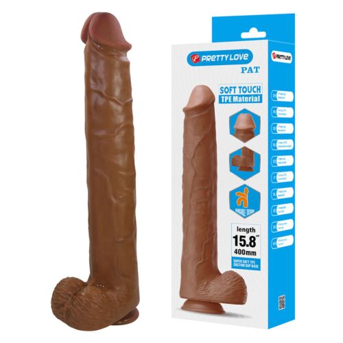 PRETTY LOVE PAT realistischer flexibler Dildo mit Saugnapf