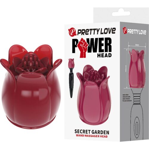Massagekopf PRETTY LOVE SECRET GARDEN für präzise Stimulation