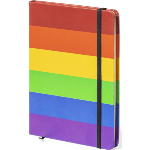 Notizbuch PRIDE 15 x 21 mit LGBT-Flagge für kreative Köpfe
