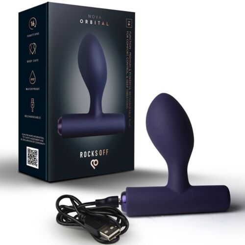 Analplug ROCKS-OFF NOVA ORBITAL mit 16 Funktionen