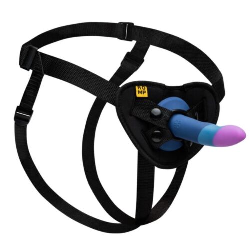 Dildo ROMP Piccolo mit Tricolor Design und Saugnapf