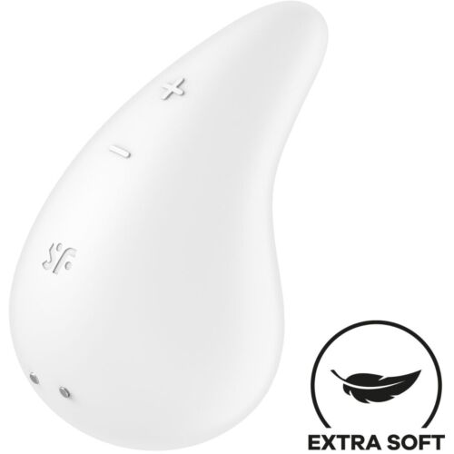 Vibrator Lay on Satisfyer Dew Drop mit intensiver Klitorisstimulation
