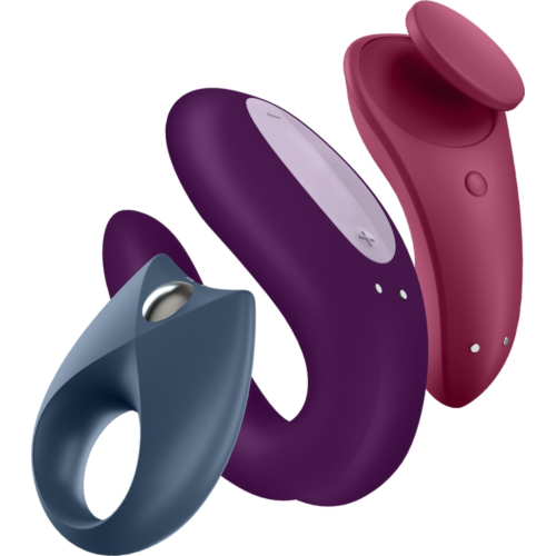 Kits Sexspielzeug SATISFYER PARTNER BOX 3 mit App-Steuerung