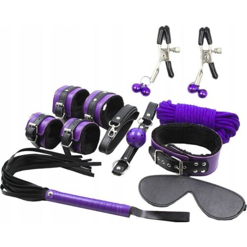 Sets Bondage SECRETPLAY BDSM SET 8PCS für BDSM-Abenteuer