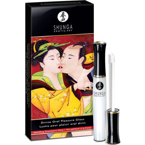 Lipgloss SHUNGA Erdbeere & Cava mit 3-in-1 Effekt