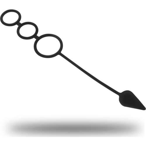 Plug Anal OHMAMA FETISH mit Anillo für Penis und Testikel