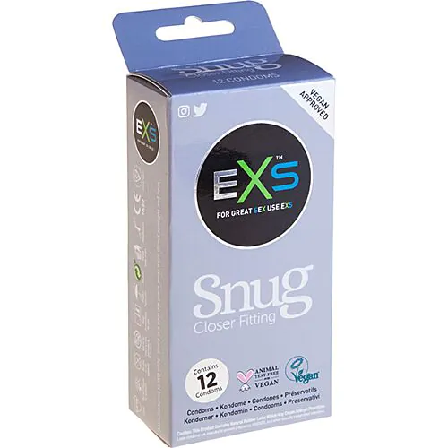 Exs Snug Fit 12 Stück - Schmale Kondome für natürlichen Komfort