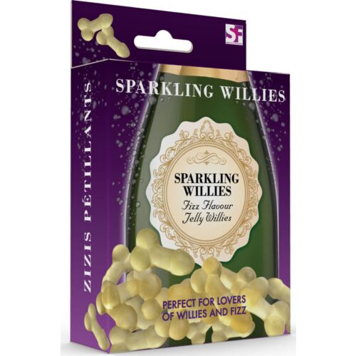 Süßigkeiten SPENCER & FLEETWOOD SPARKLING WILLIES – Penisförmige Bonbons
